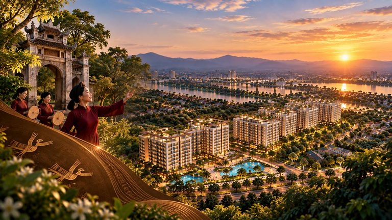Bản sắc Phú Thọ trong không gian sống Sedona Việt Trì